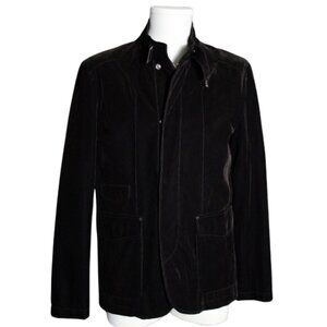 Zara Man SZ 38 Chocolate Brown Men's Quilted Zippered Sport Outdoor Jacket